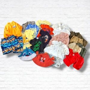 3T Boys Summer 24-Piece Top & Shorts Bundle Size 3T Various Brands
